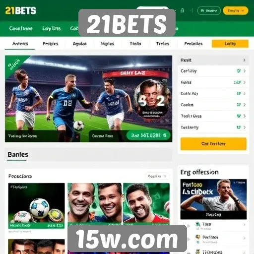 Experiência de usuário no site 21BETS é eficiente